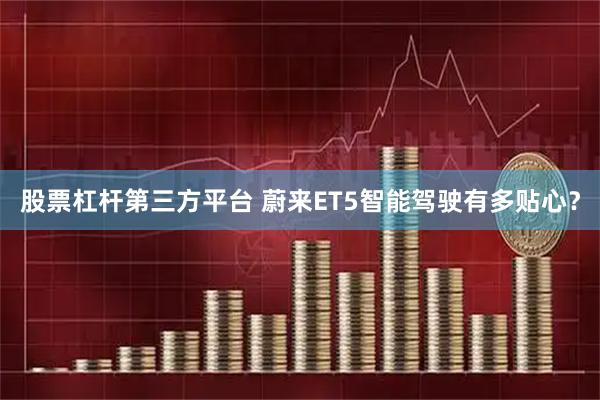 股票杠杆第三方平台 蔚来ET5智能驾驶有多贴心？