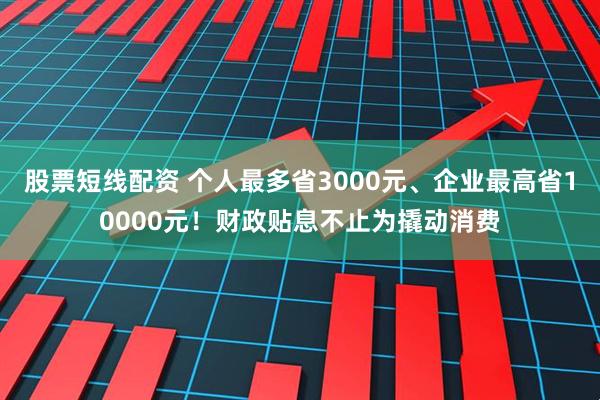 股票短线配资 个人最多省3000元、企业最高省10000元！财政贴息不止为撬动消费